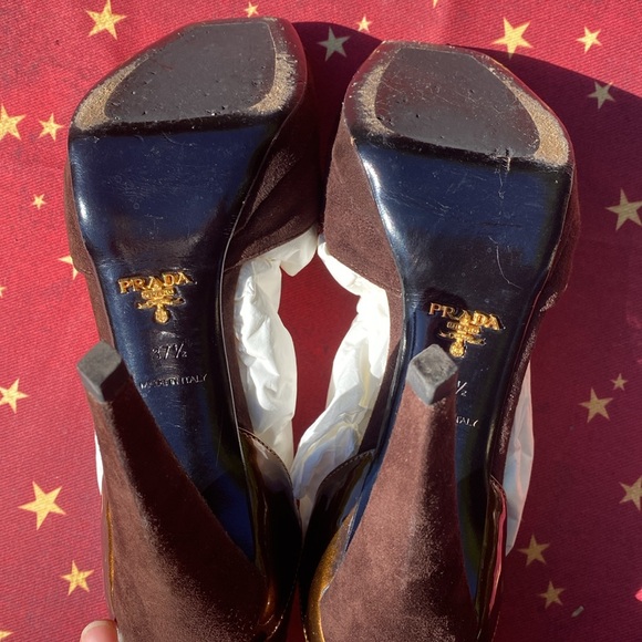 Prada structural Deco heels, Strap Sandals, Vintage - Picture 8 of 16